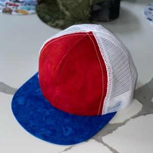 George Hats Patriotic Tie Dye Trucker